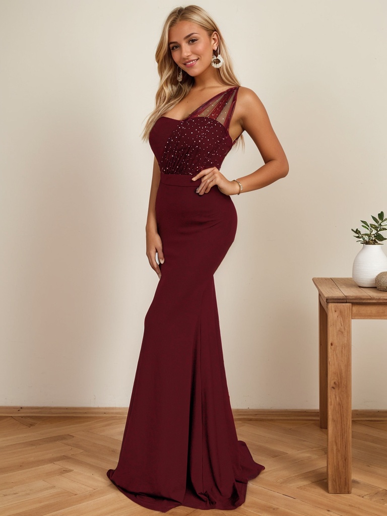 Sexy Backless Women Elegant Long Prom Evening Dresse Woman Birthday Party Dress